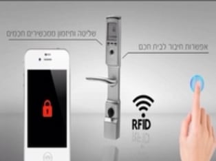 אטרקציות בעמק יזרעאל ורמות מנשה - המנעול החכם בעולם לדלתות בשליטה מרחוק - עלי אלומיניום