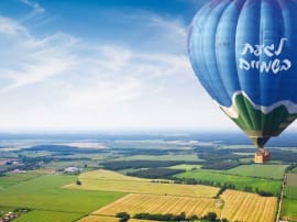 Hot Air Balloon Over Israel - with Touch the Sky